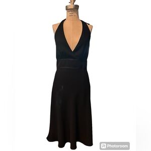 Vintage Nine West Halter Dress, Black, Size 10